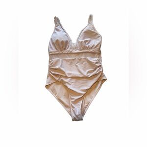 White‎ One-Piece Swimsuit – Size XL